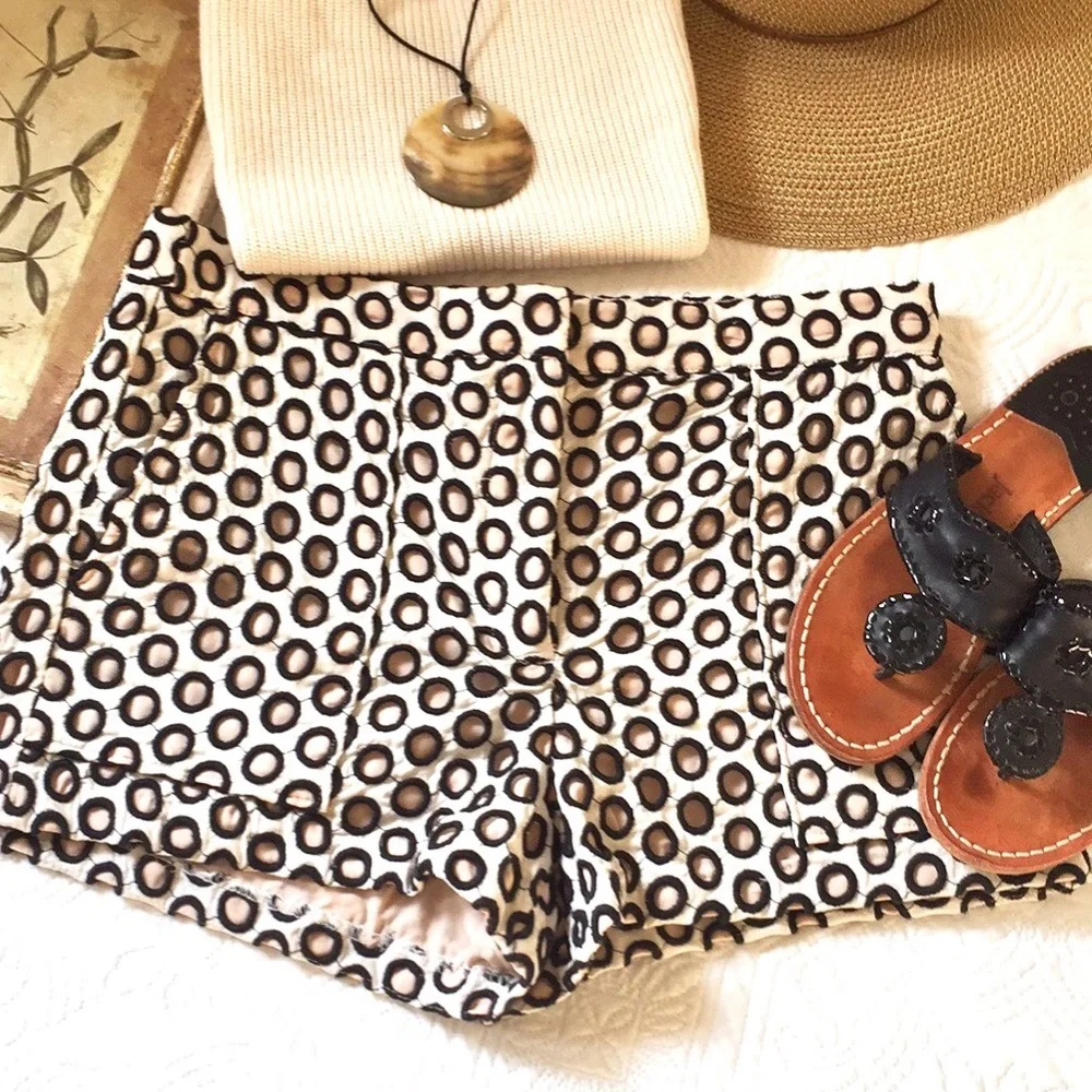 J. Crew Punched Out Eyelet Short